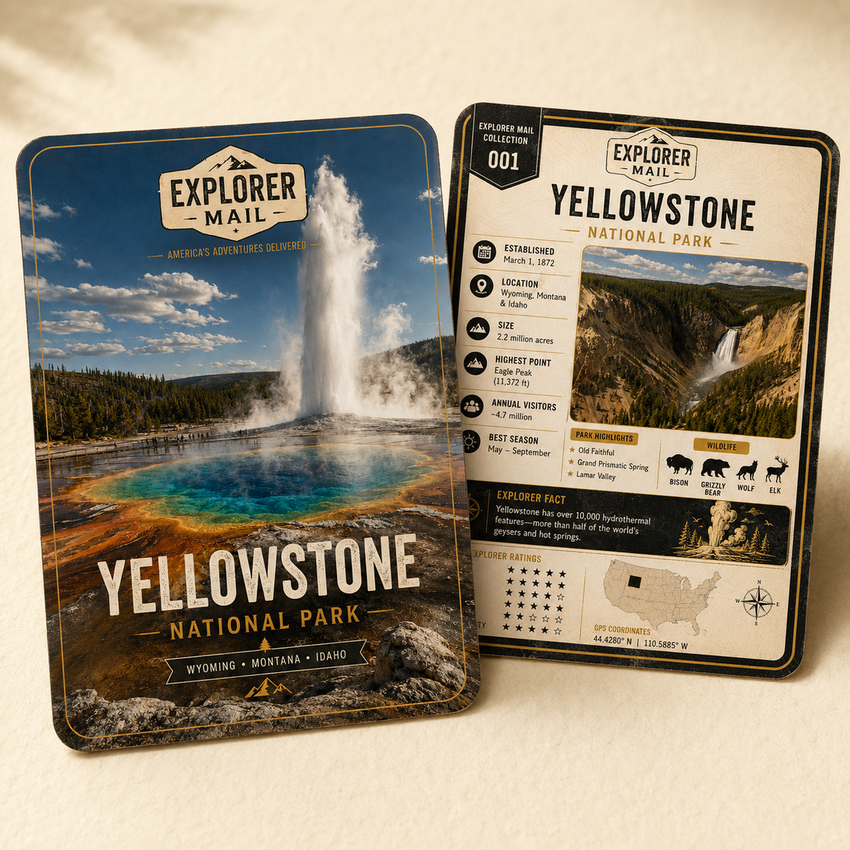 Explorer trading card